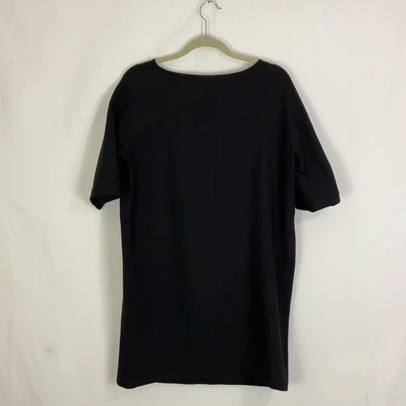 HATCH Maternity Shift Mini Short Dress Black Boat Neckline size 0 - Picture 9 of 11